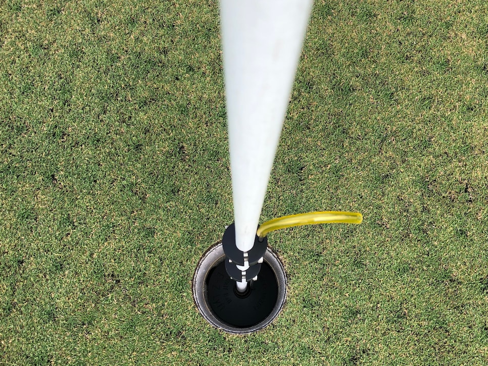 Inventors of EZ Lyft, the golfball retriever that clips onto a